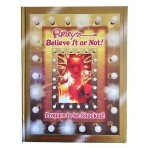 RIPLEY'S Believe it or Not PREPARE to be SHOCKED Hardback BOOK
